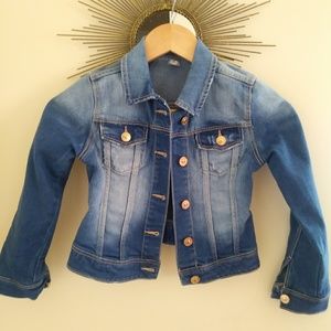 LIKE NEW Girls Size 7/8 Denim Jacket by Zara